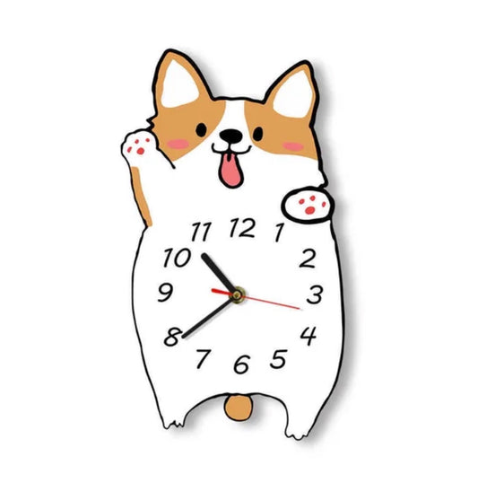 Corgi Wall Clock